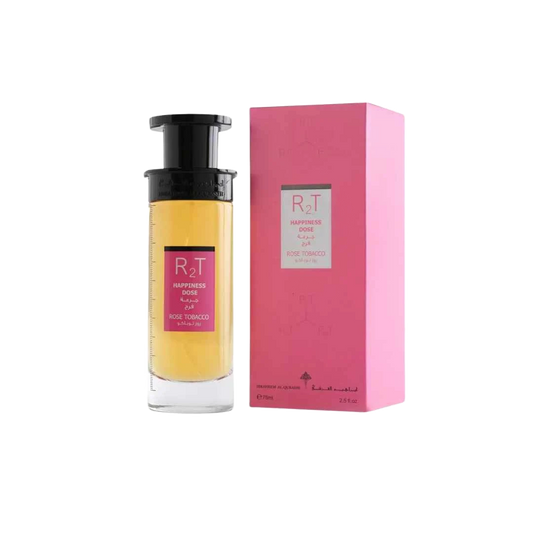 IBRAQ HAPPINESS DOSE ROSE TOBACCO EDP UNISEX - 75 ml -Hadiyyeh