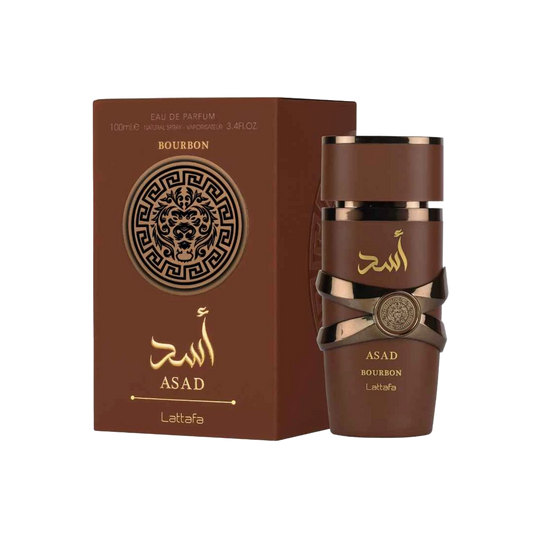 LATTAFA ASAD BOURBON EDP FOR MEN - 100 ml -Hadiyyeh