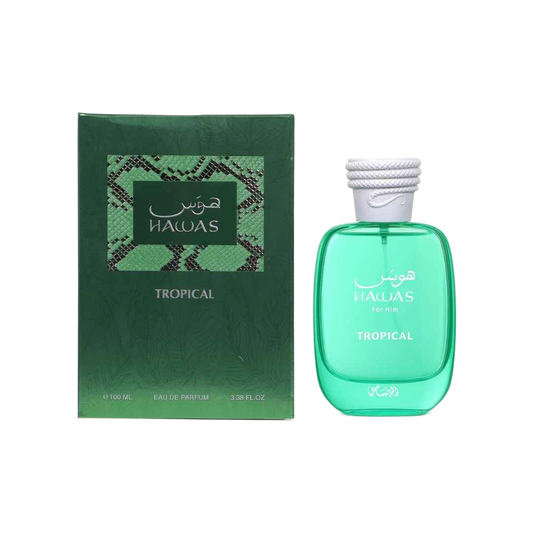 RASASI HAWAS TROPICAL EDP FOR MEN - 100 ml -Hadiyyeh