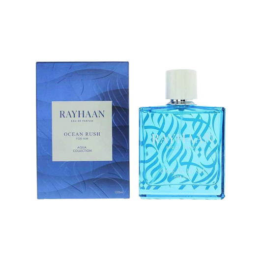 RAYHAAN OCEAN RUSH EDP FOR MEN - 100 ml -Hadiyyeh