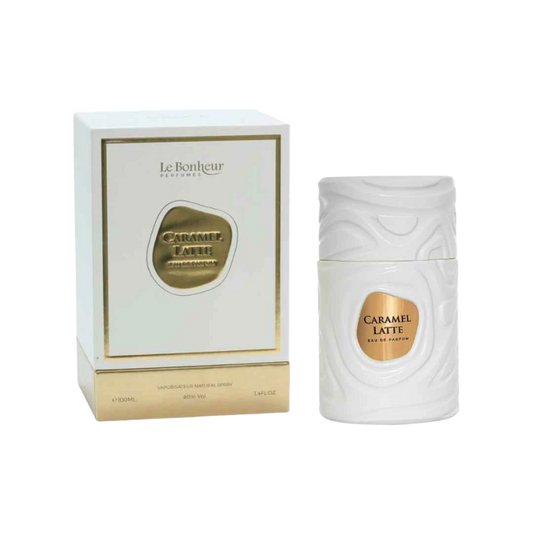 LE BONHEUR CARAMEL LATTE EDP FOR WOMEN - 100 ml -Hadiyyeh