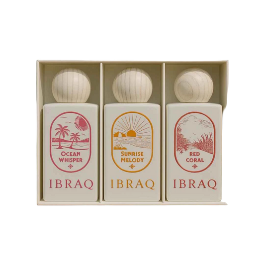 IBRAQ MINI SUMMER OCEAN COLLECTION UNISEX - 3 x 10 ml -Hadiyyeh