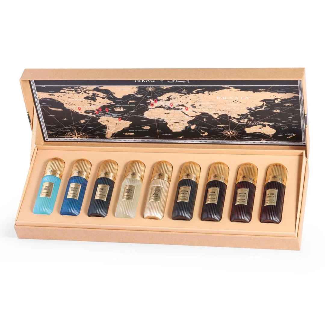IBRAQ TOBACCO SET EXTRAIT UNISEX - 9 x 10 ml -Hadiyyeh