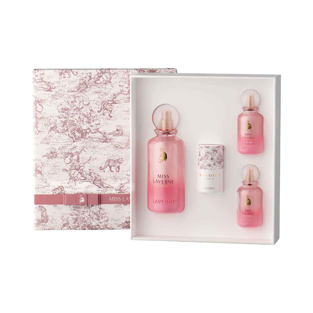 LAVERNE MISS LAVERNE EXTREME SET FOR WOMEN - 150 ml + 25 ml + 25 ml -Hadiyyeh