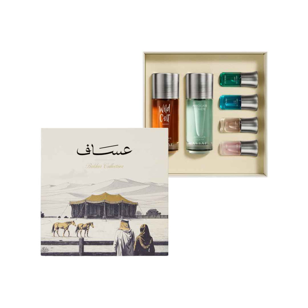 ASSAF BAKHUR COLLECTION EDP UNISEX - 150ml x 2 + 10ml x 4 -Hadiyyeh