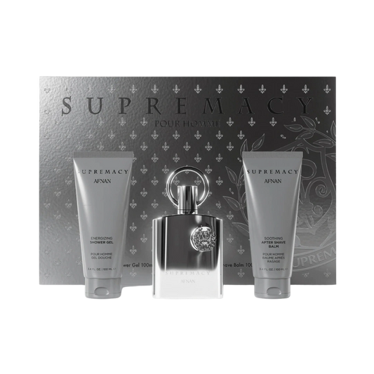 AFNAN SUPREMACY SILVER GIFT SET FOR MEN