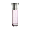 A bottle of ASSAF Miss Arrogate EDP for women with a clear pink liquid visible inside, a silver cap, and labeled name on the front.