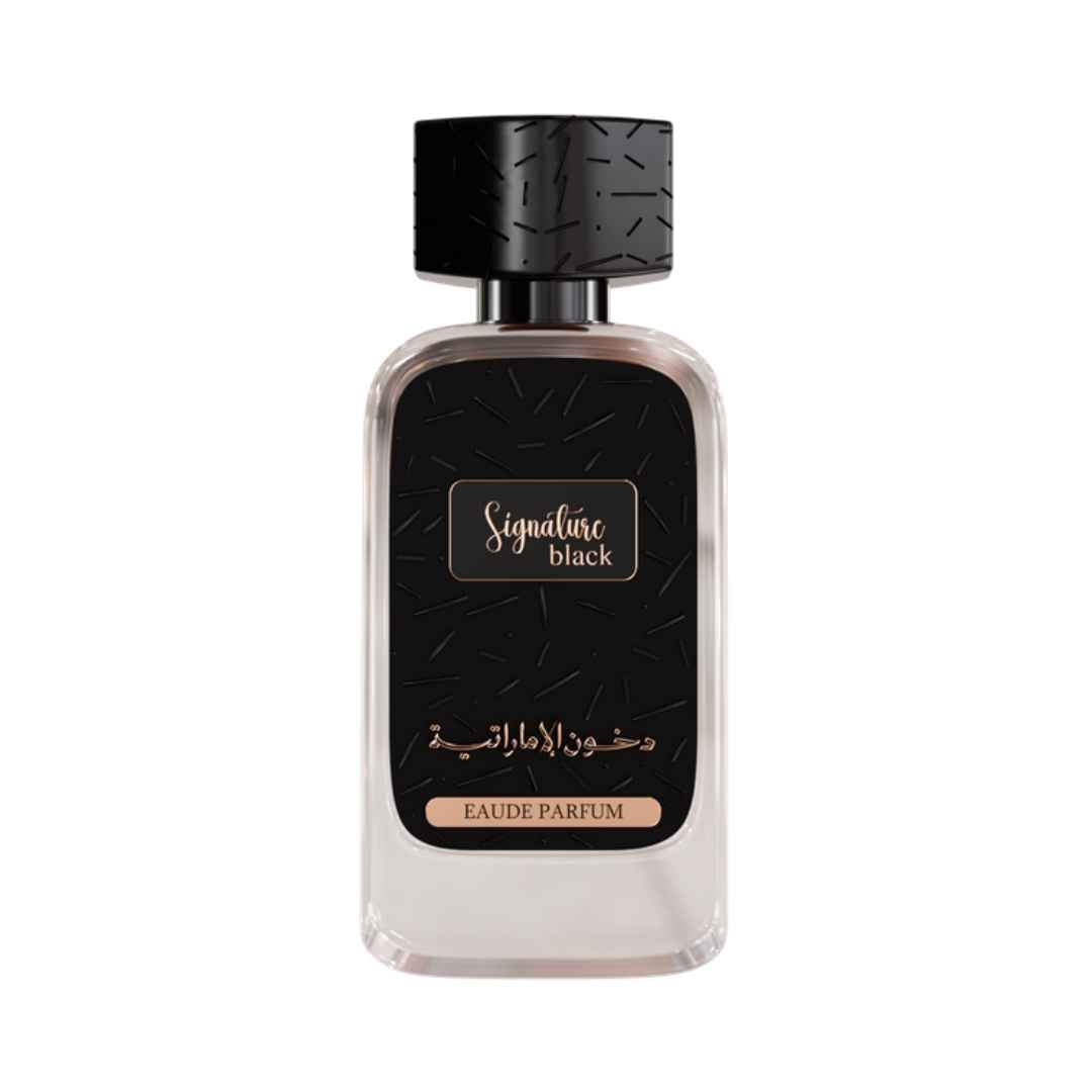 DKHOON EMIRATES SIGNATURE BLACK EDP FOR MEN - 100 ml -Hadiyyeh