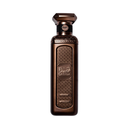 Faan Qasida Dunes perfume for men 200ml – brown bottle with lattice label