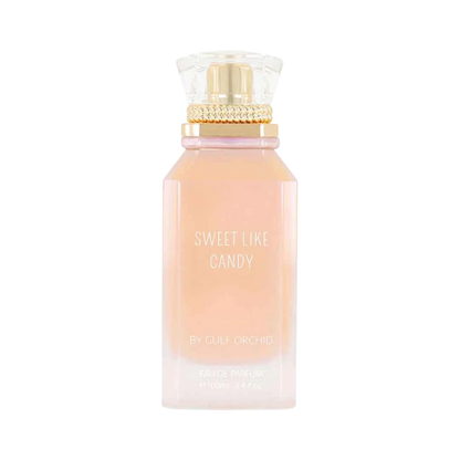 Gulf Orchid Sweet Like Candy perfume for women – full-size peach bottle with gold cap
