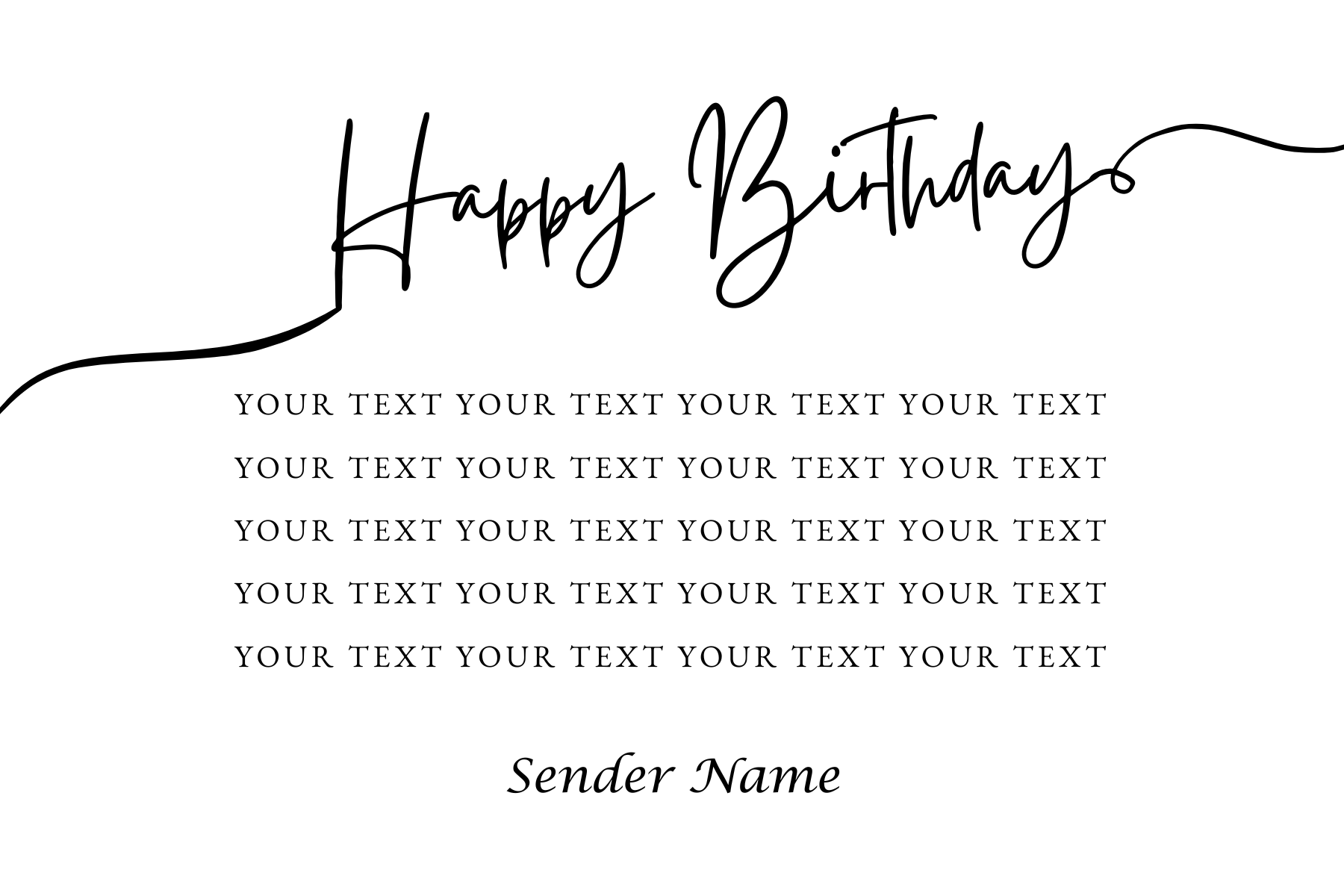 Gift Message Card