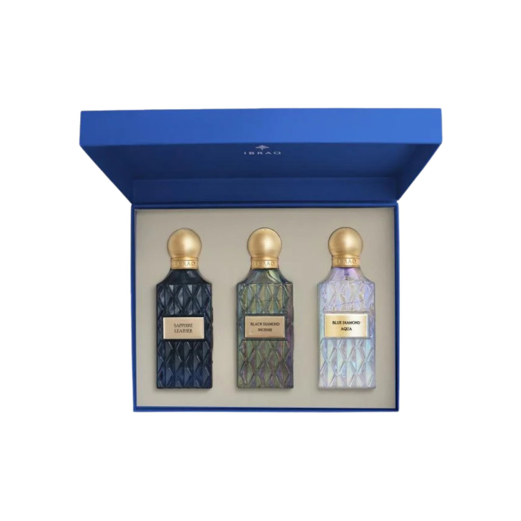 IBRAQ DIAMOND BLUE BOX 2 SET EDP FOR MEN