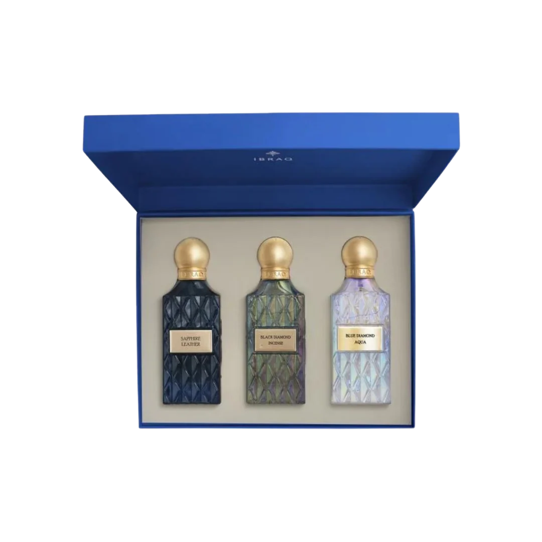 IBRAQ DIAMOND BLUE BOX 2 SET EDP FOR MEN