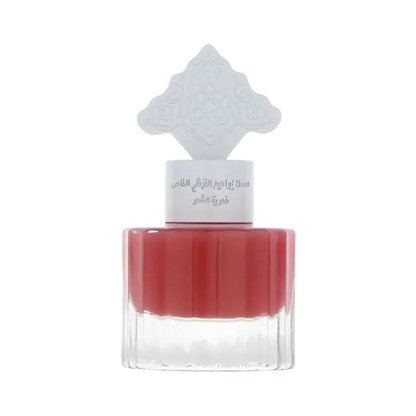 IBRAQ Pomegranate Musk Hair Mist for women 15ml – red bottle with ornate white cap