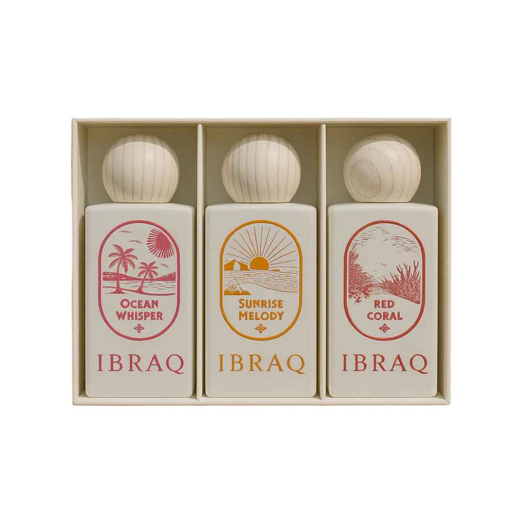 IBRAQ MINI SUMMER OCEAN COLLECTION UNISEX - 3 x 10 ml -Hadiyyeh
