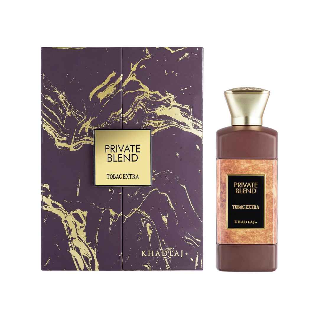 Bold unisex tobacco and saffron fragrance Private Blend Tobac at Hadiyyeh Jordan.