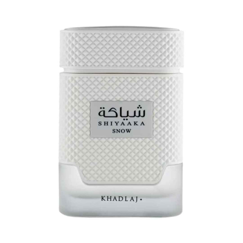 Authentic Khadlaj Shiyaaka Snow everyday perfume at Hadiyyeh Jordan.