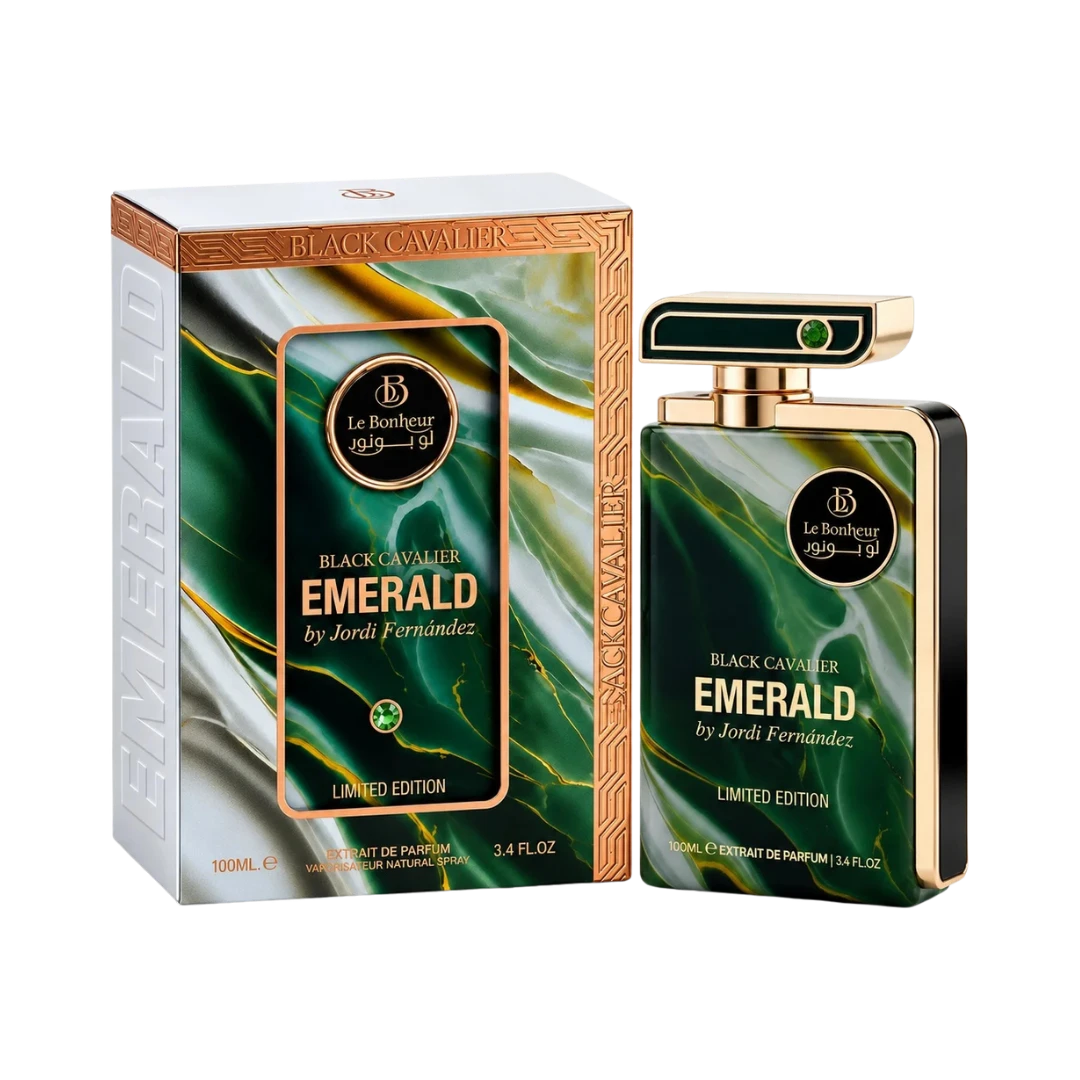 LE BONHEUR BLACK CAVALIER EMERALD EXTRAIT UNISEX