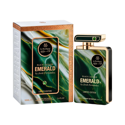 LE BONHEUR BLACK CAVALIER EMERALD EXTRAIT UNISEX