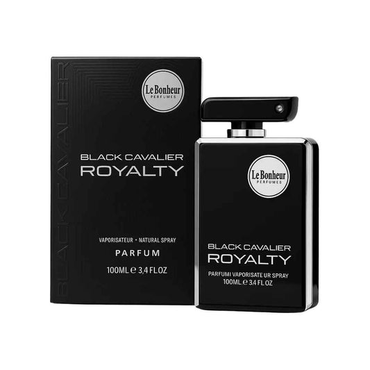 LE BONHEUR BLACK CAVALIER ROYALTY PARFUM FOR MEN