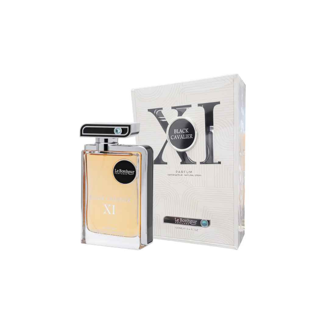 LE BONHEUR BLACK CAVALIER XI PARFUM FOR MEN