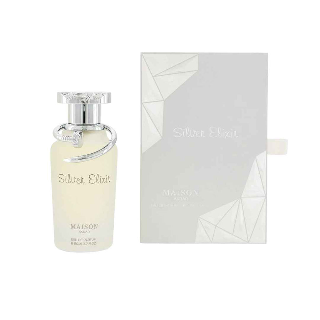 MAISON ASRAR SILVER ELIXIR EDP FOR MEN - 110 ml -Hadiyyeh