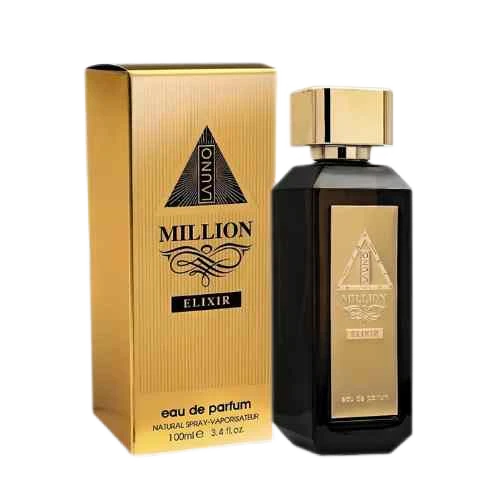 FRAGRANCE WORLD LA UNO MILLION ELIXIR EDP FOR MEN - 100 ml -Hadiyyeh