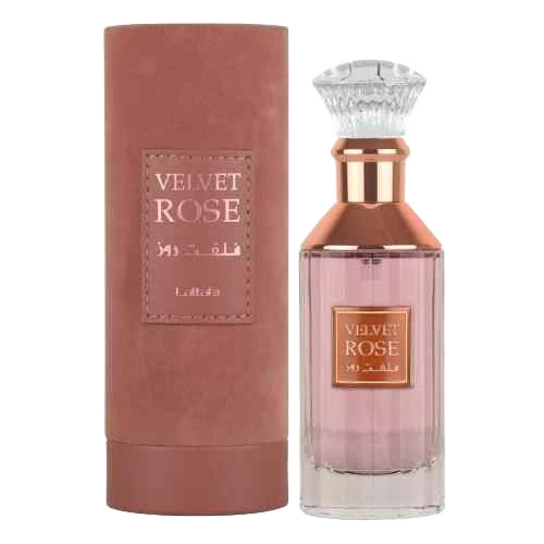 LATTAFA VELVET ROSE EDP FOR WOMEN - 100 ml -Hadiyyeh