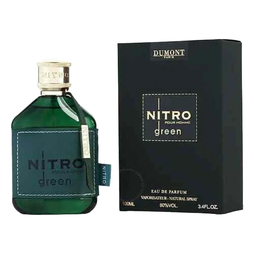 DUMONT NITRO GREEN EDP FOR MEN - 100 ml -Hadiyyeh