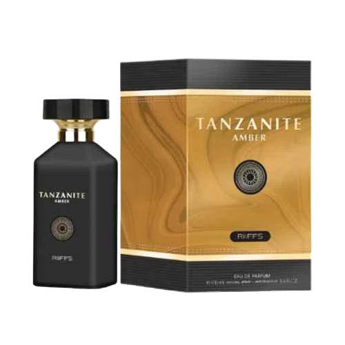 RIIFFS TANZANITE AMBER EDP FOR MEN - 100 ml -Hadiyyeh
