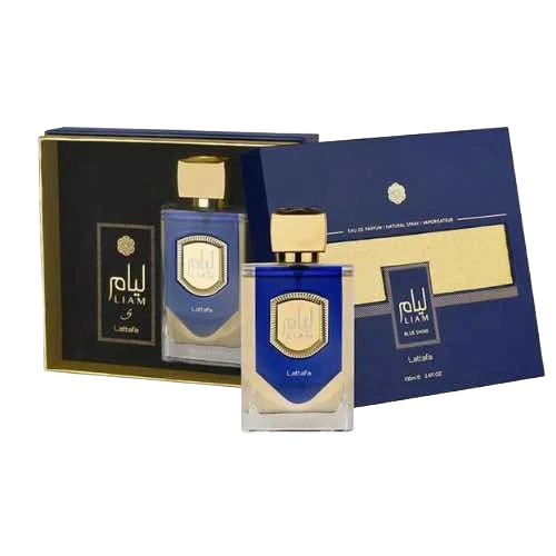 LATTAFA LIAM BLUE SHINE EDP FOR MEN - 100 ml -Hadiyyeh