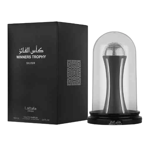 LATTAFA WINNERS TROPHY SILVER EDP FOR MEN - 100 ml -Hadiyyeh