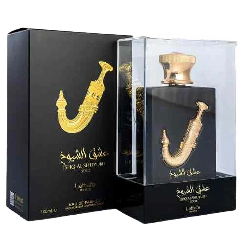 LATTAFA ISHQ AL SHUYUKH GOLD EDP UNISEX - 100 ml -Hadiyyeh
