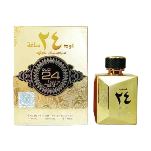 ARD AL ZAAFARAN OUD 24 HOURS MAJESTIC GOLD EDP FOR MEN - 100 ml -Hadiyyeh
