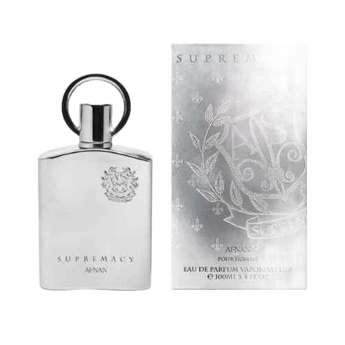 AFNAN SUPREMACY SILVER EDP FOR MEN - 100 ml -Hadiyyeh