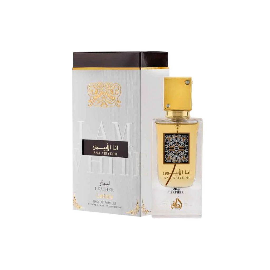 LATTAFA ANA ABIYEDH LEATHER EDP FOR MEN - 60 ml -Hadiyyeh