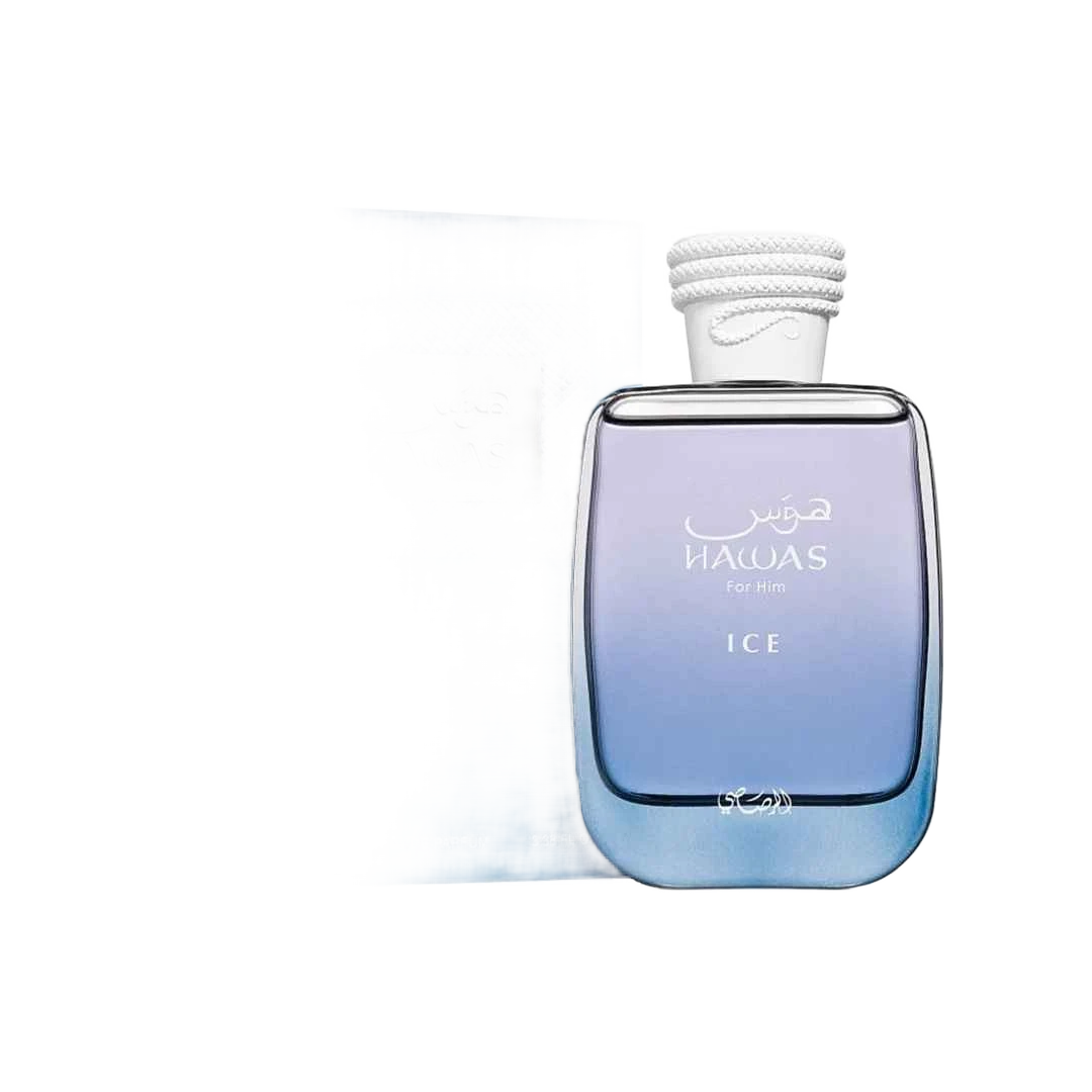 RASASI HAWAS ICE EDP FOR MEN - 100 ml -Hadiyyeh