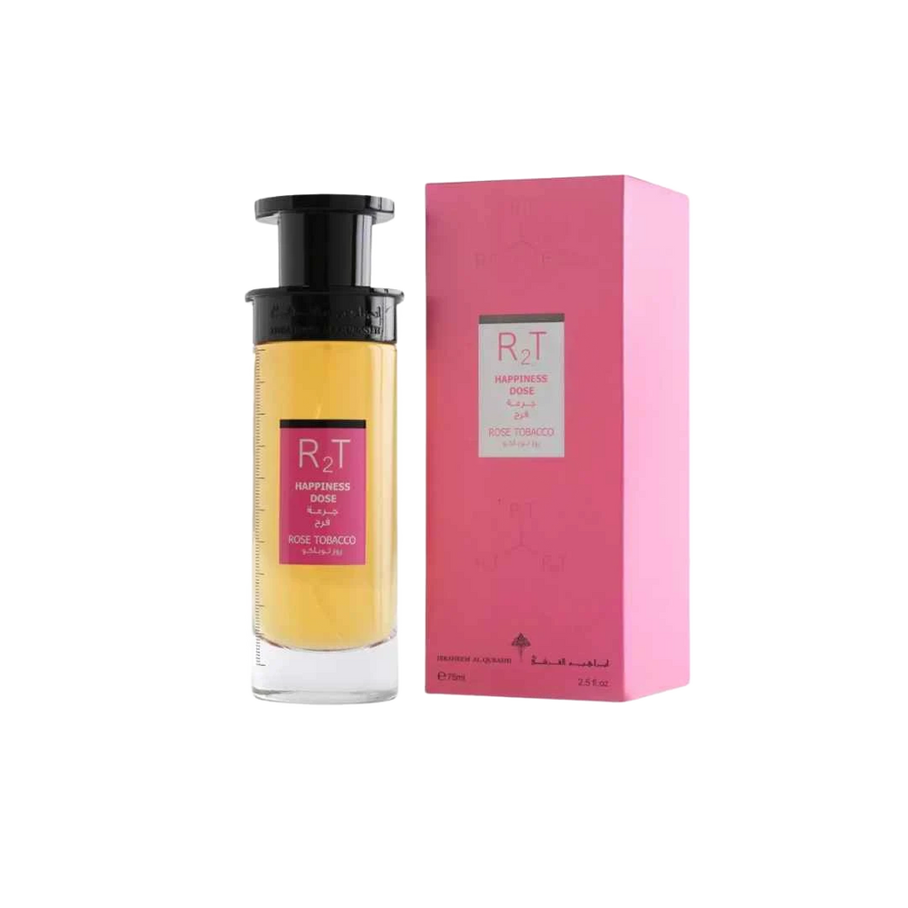 IBRAQ HAPPINESS DOSE ROSE TOBACCO EDP UNISEX - 75 ml -Hadiyyeh