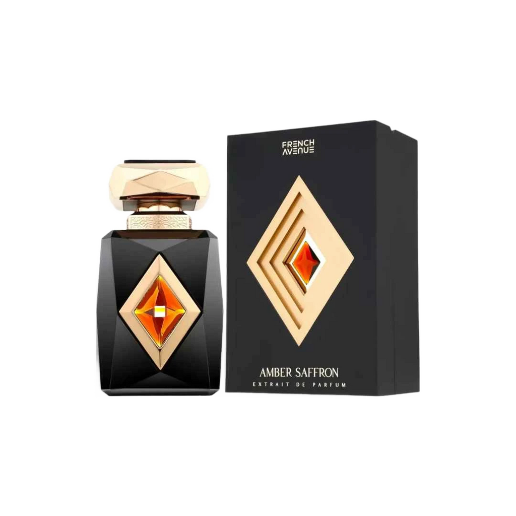 FRENCH AVENUE AMBER SAFFRON EDP FOR MEN - 100 ml -Hadiyyeh