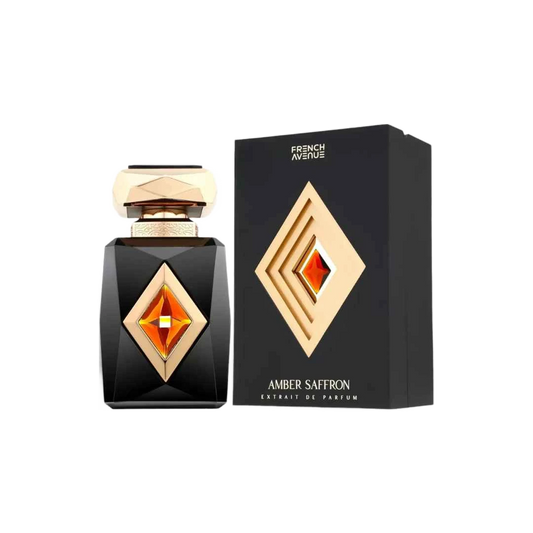 FRENCH AVENUE AMBER SAFFRON EDP FOR MEN - 100 ml -Hadiyyeh