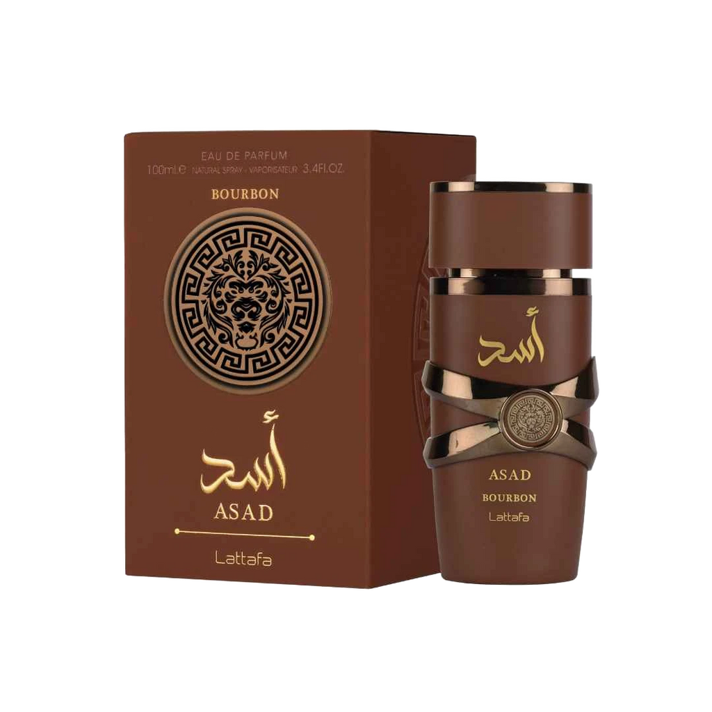 LATTAFA ASAD BOURBON EDP FOR MEN - 100 ml -Hadiyyeh