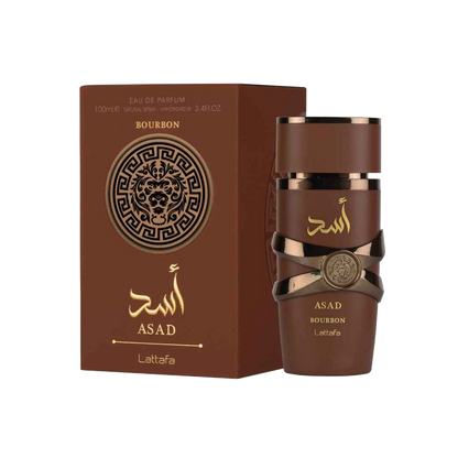 LATTAFA ASAD BOURBON EDP FOR MEN - 100 ml -Hadiyyeh