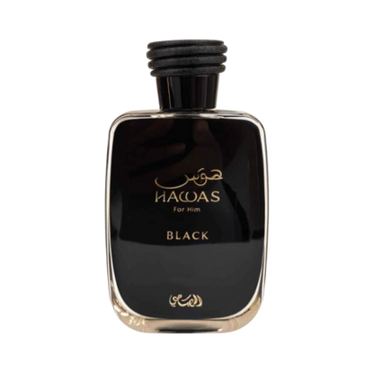 RASASI HAWAS BLACK EDP FOR MEN DECANT - 10 ml -Hadiyyeh
