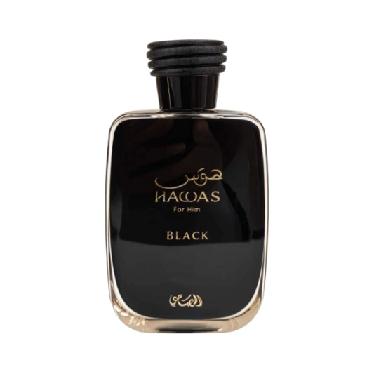 RASASI HAWAS BLACK EDP FOR MEN DECANT - 10 ml -Hadiyyeh
