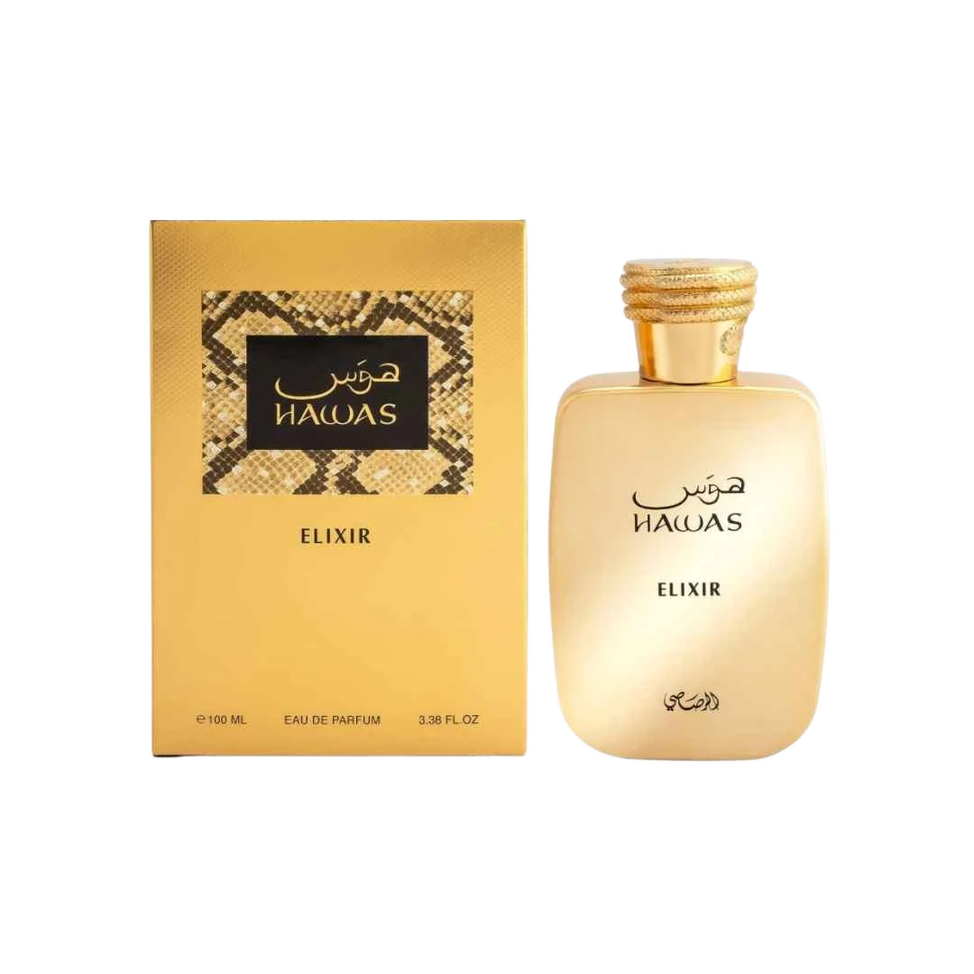 RASASI HAWAS ELIXIR EDP FOR MEN - 100 ml -Hadiyyeh