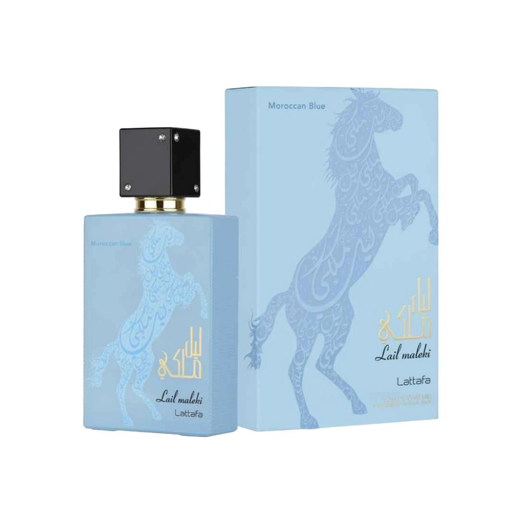 LATTAFA LAIL MALEKI MOROCCAN BLUE EDP FOR MEN - 100 ml -Hadiyyeh