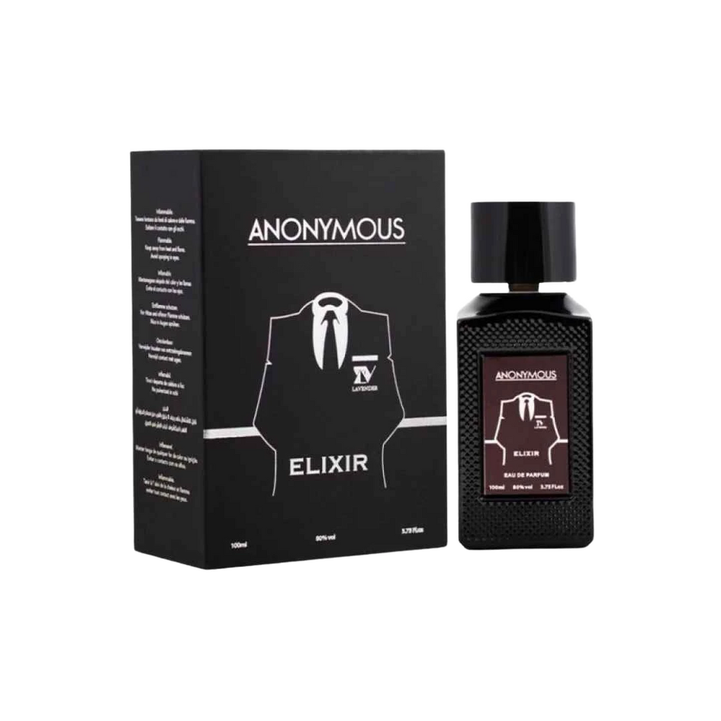 LAVENDER ANONYMOUS ELIXIR EDP FOR MEN - 100 ml -Hadiyyeh