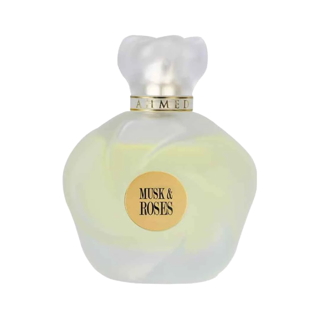 AHMED AL MAGHRIBI MUSK & ROSES EDP FOR WOMEN - 75 ml -Hadiyyeh