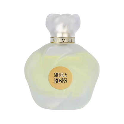 AHMED AL MAGHRIBI MUSK & ROSES EDP FOR WOMEN - 75 ml -Hadiyyeh