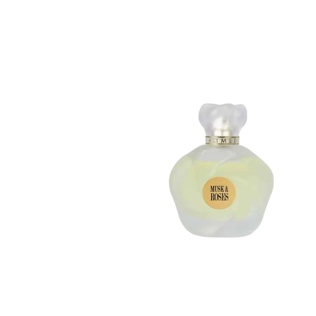 AHMED AL MAGHRIBI MUSK & ROSES EDP FOR WOMEN - 75 ml -Hadiyyeh